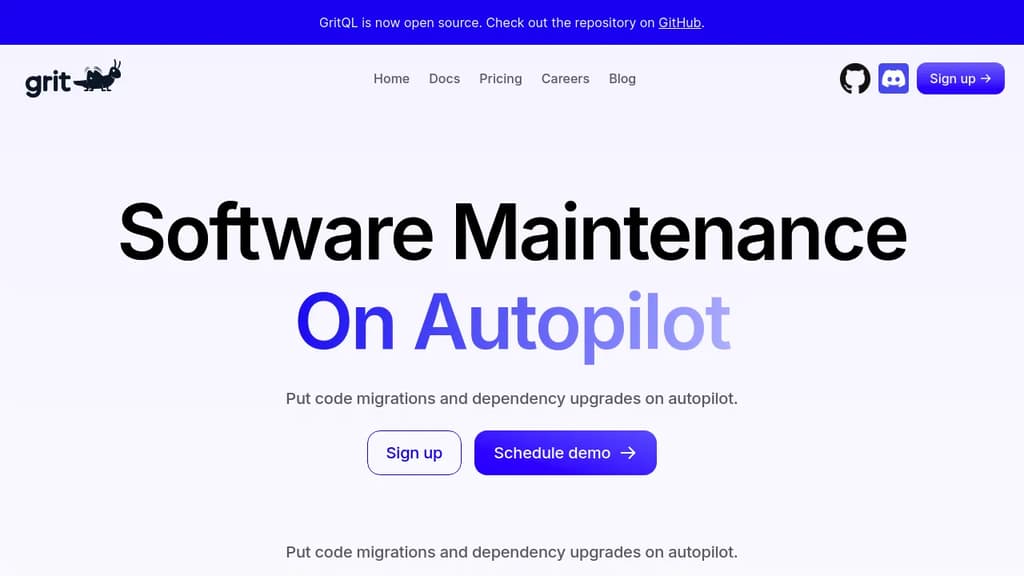 Grit interface screenshot