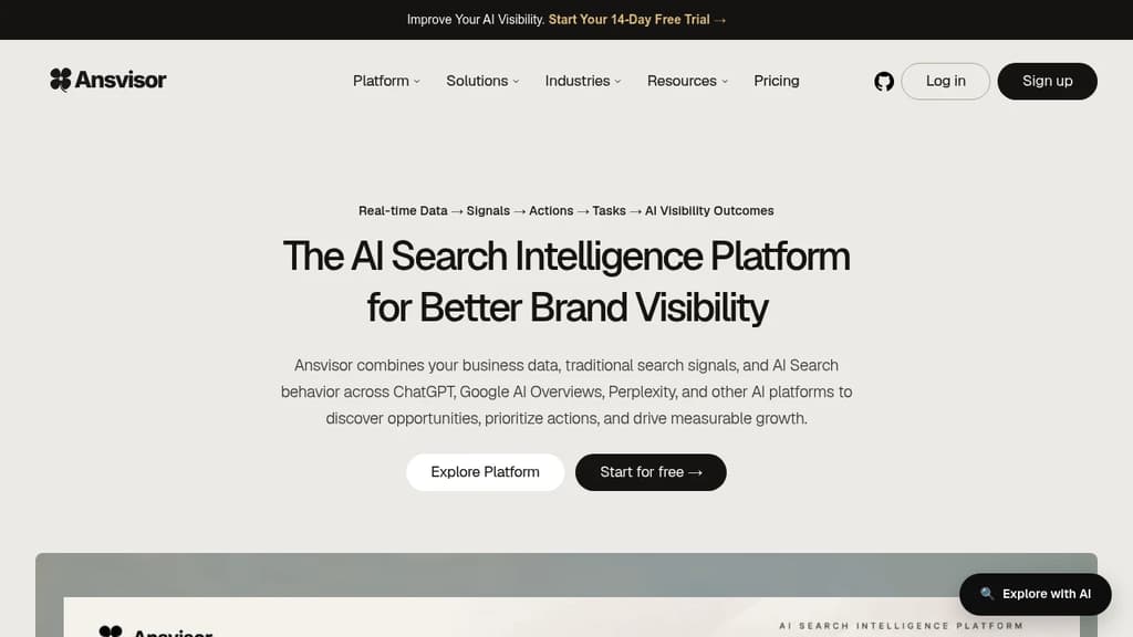 Screenshot of Ansvisor