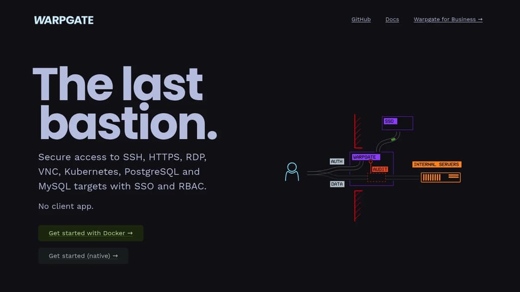 Screenshot of Warpgate