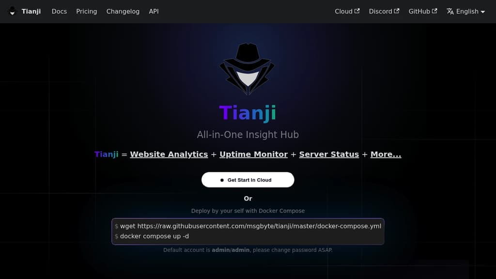 Screenshot of Tianji