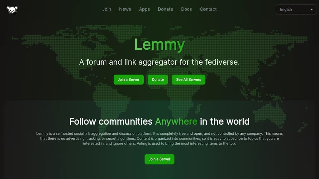 Lemmy interface screenshot