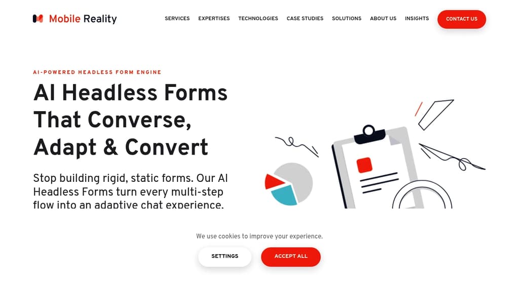 Screenshot of MDMA website