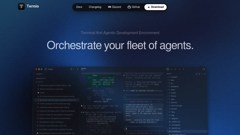 Screenshot of Termio