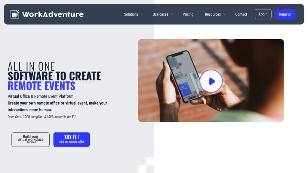 Screenshot of Workadventure